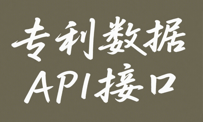 专利数据查询API接口