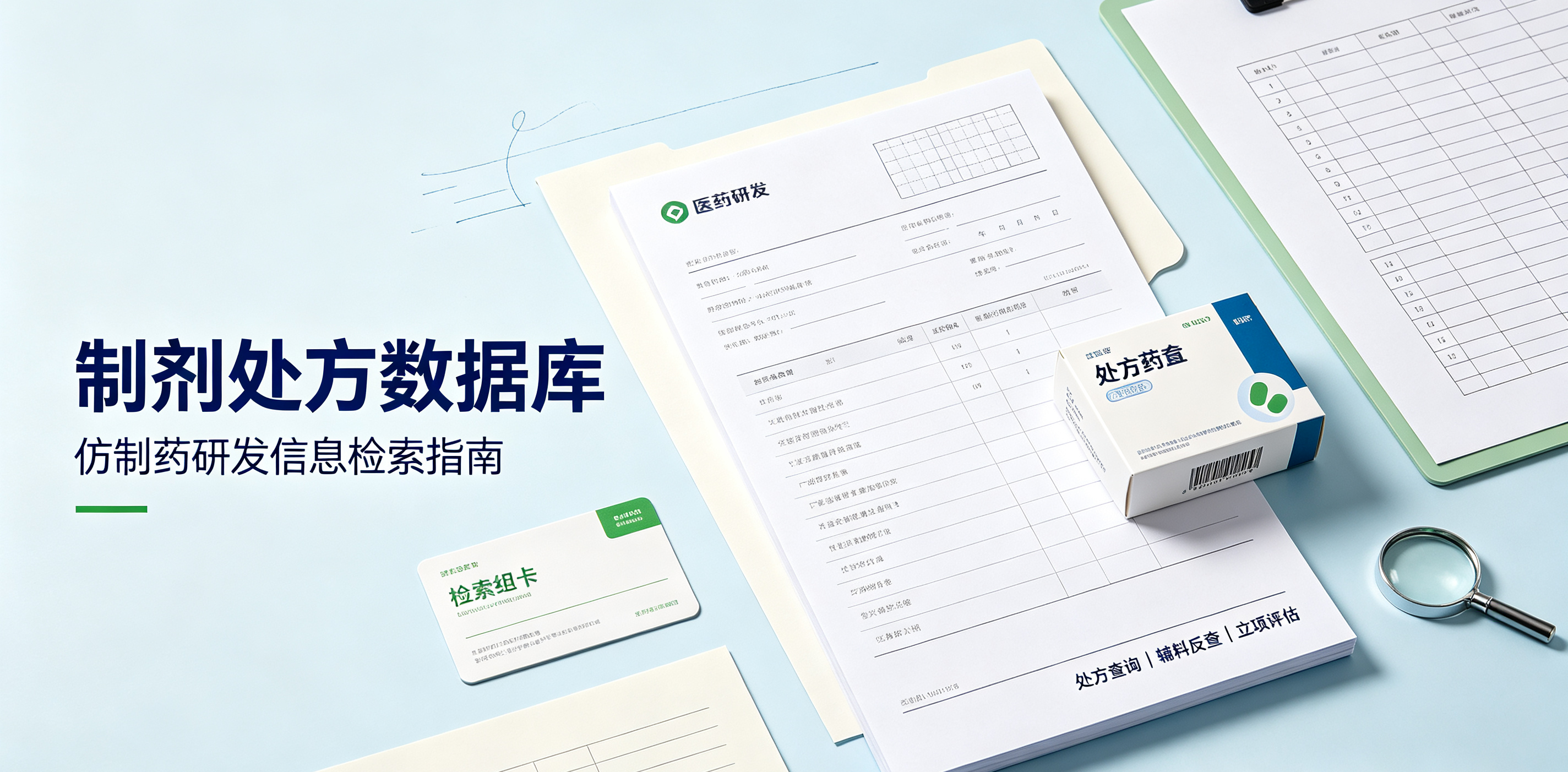 制剂处方数据库在仿制药研发中的应用：多国处方查询、辅料反查与立项评估