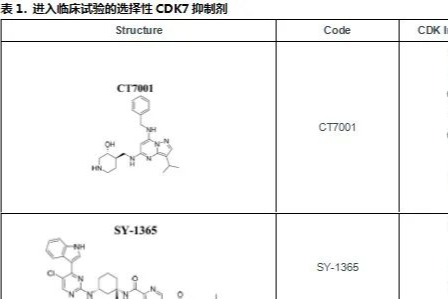 从湃隆生物和Exscientia合作看CDK7抑制剂的研发进展