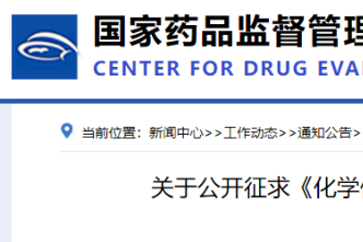 CDE《化学仿制药参比制剂目录（第六十一批）》（征求意见稿）来了