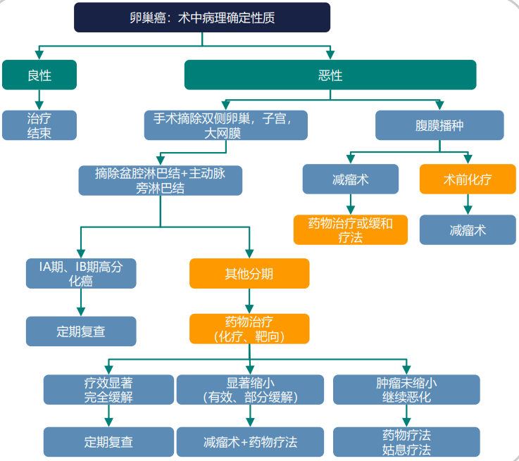 卵巢癌治疗流程