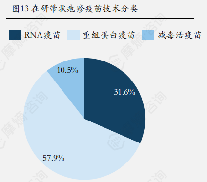在研带状疱疹疫苗技术分类