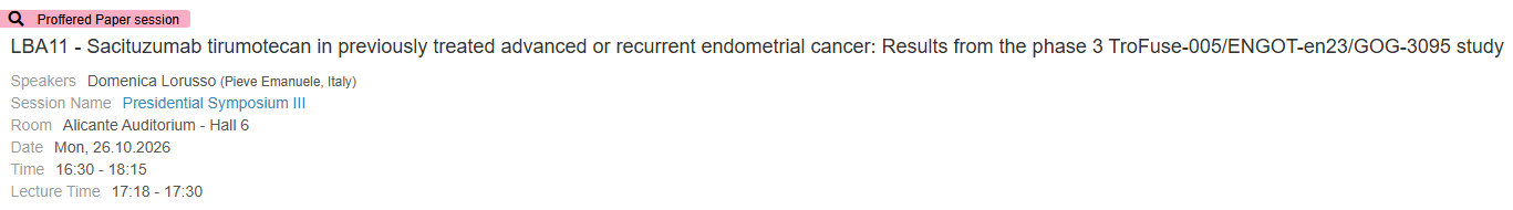 ESMO官网截图