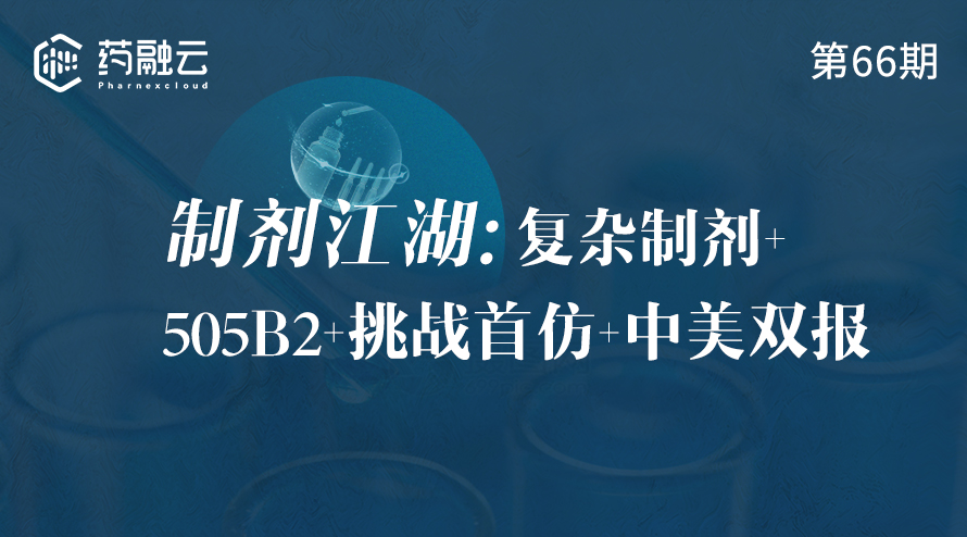 制剂江湖： 复杂制剂+505B2+挑战首仿+中美双报