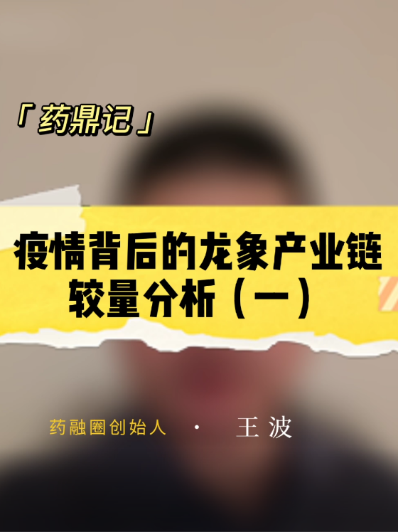 疫情背后的龙象产业链较量分析（一）