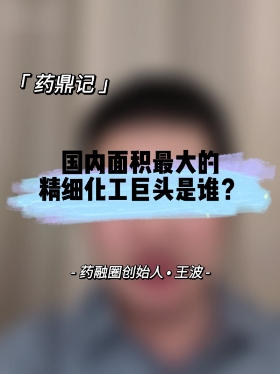 国内面积最大的精细化工巨头是谁？