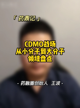 CDMO战场从小分子到大分子领域盘点