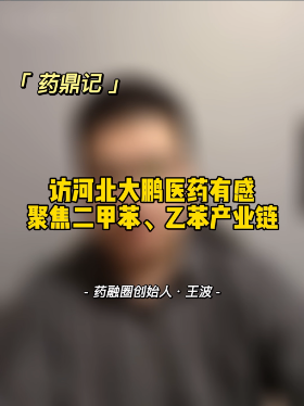 访河北大鹏医药有感：聚焦二甲苯、乙苯产业链