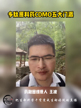 多肽原料药CDMO五大派