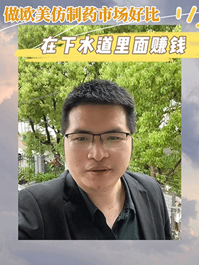 做欧美仿制药市场好比在下水道里面赚钱