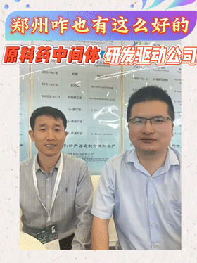 郑州咋也有这么好的原料药中间体研发驱动公司
