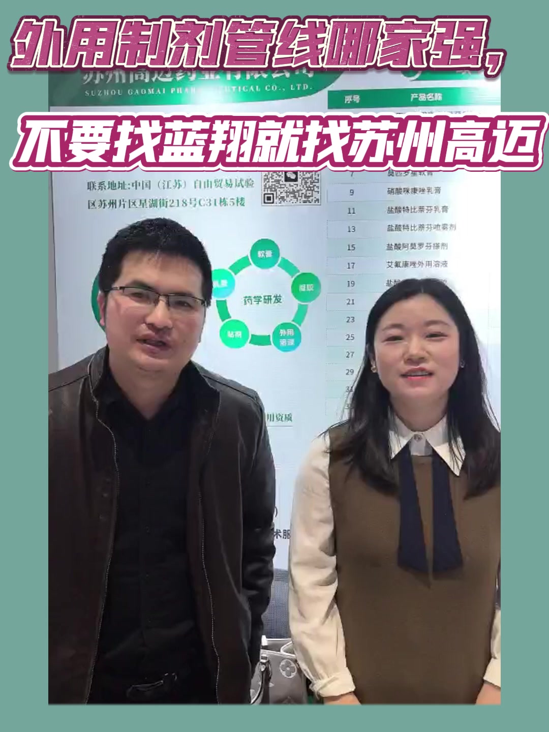 外用制剂管线哪家强，不要找蓝翔就找苏州高迈