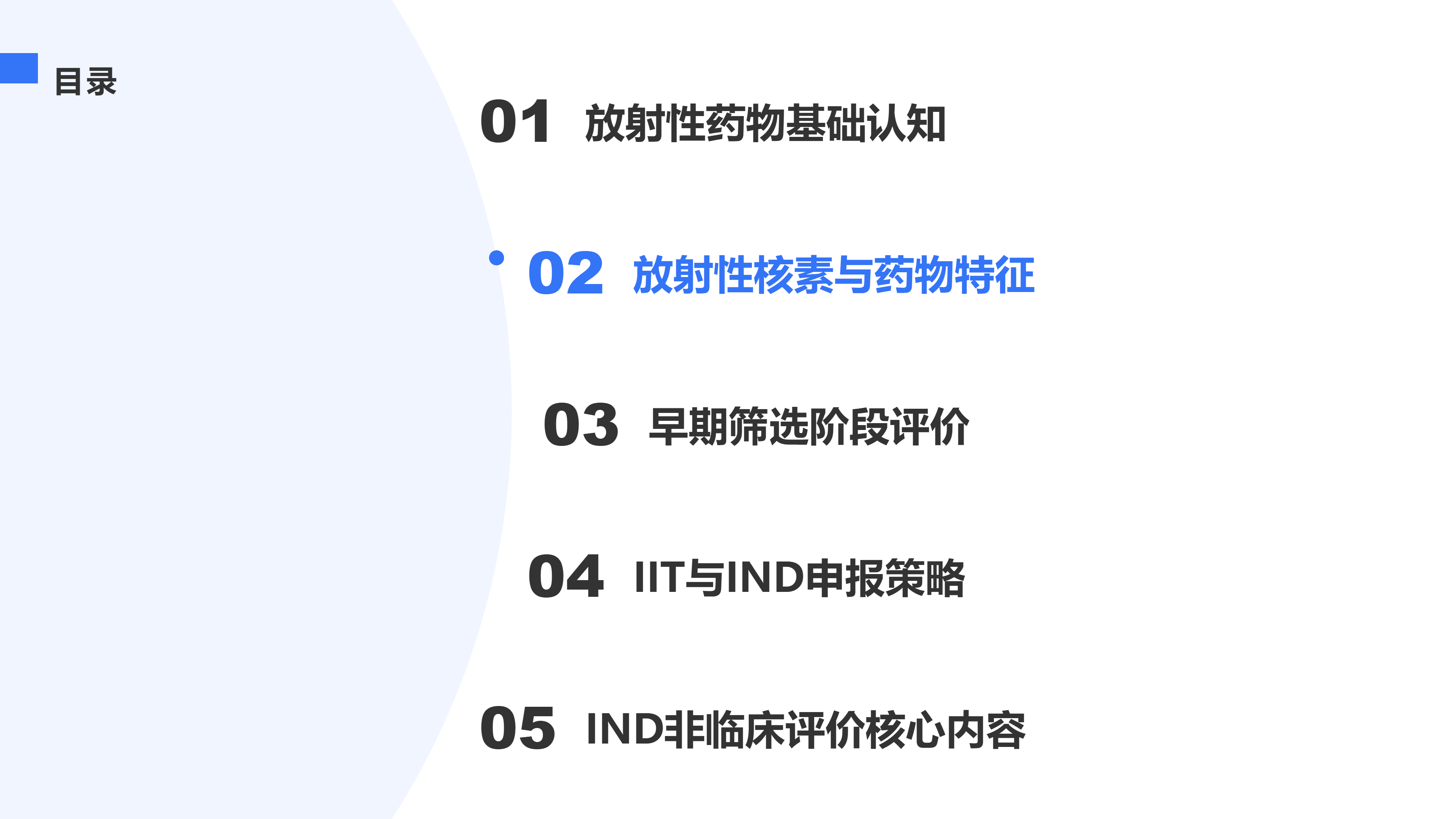 放射性核素与药物特征
