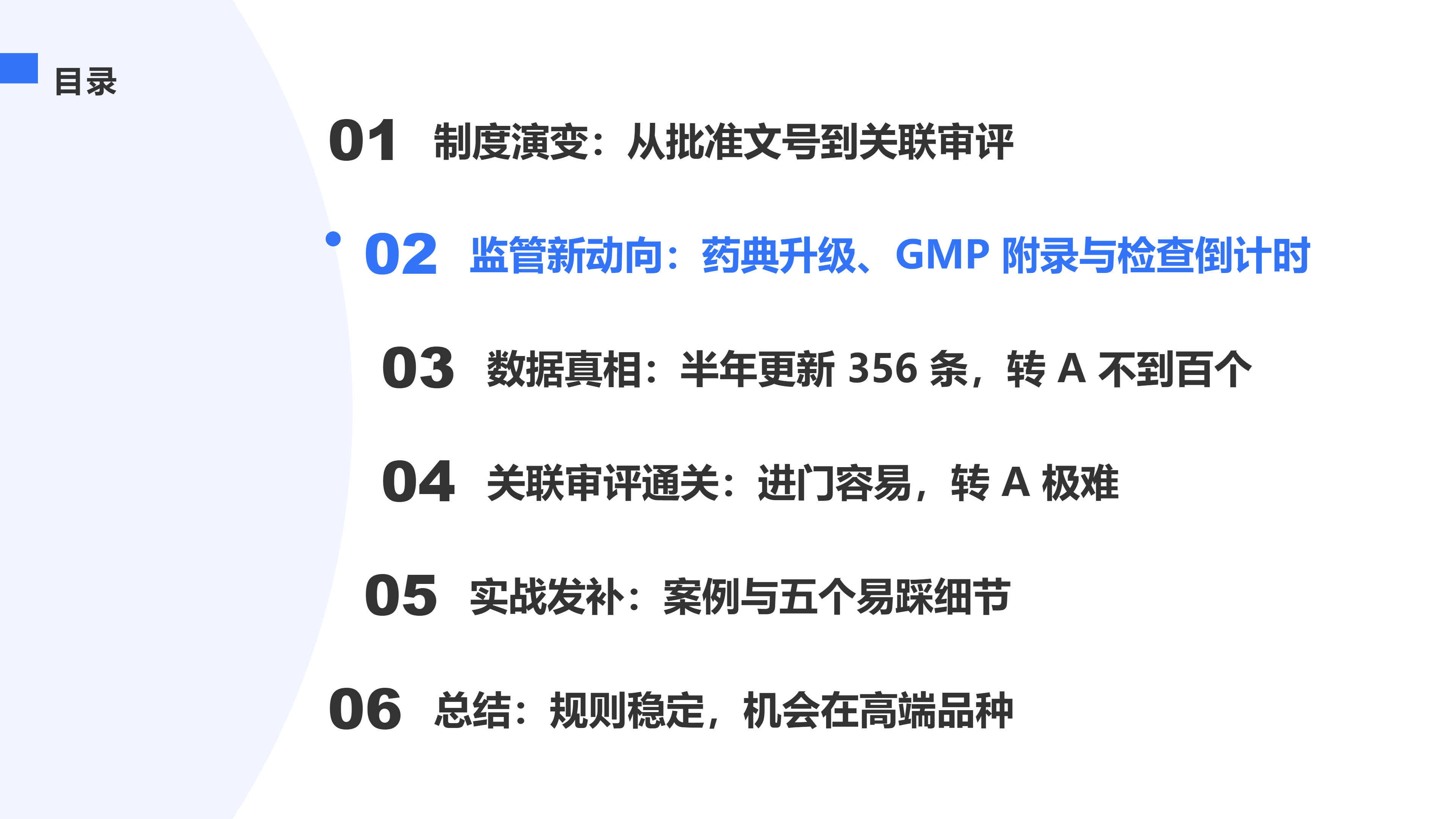 监管新动向：药典升级、GMP 附录与检查倒计时